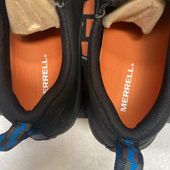 NEW IN BOX MERRELL Black Jungle Moc Steele Toe Slip On Shoes Size 11 - Picture 5 of 11